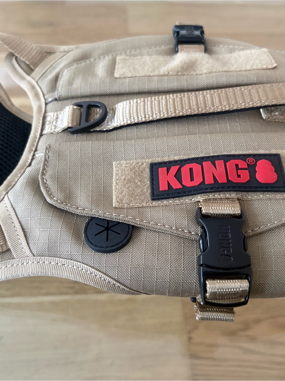 KONG Tactical Dog Harness | Size Small | Adjustable | Tan